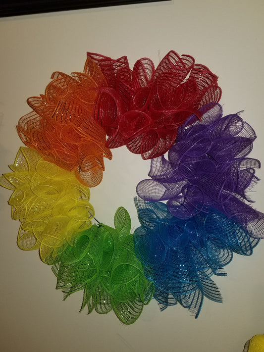 Rainbow Wreath
