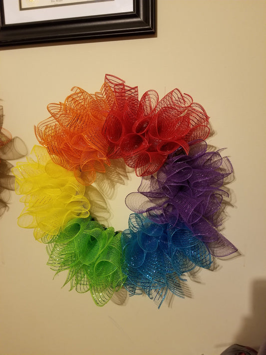 Rainbow Wreath