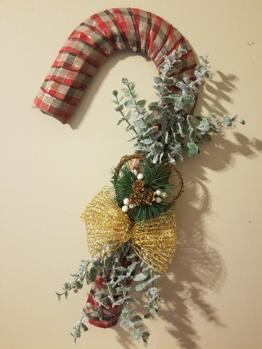 Plaid candy cane